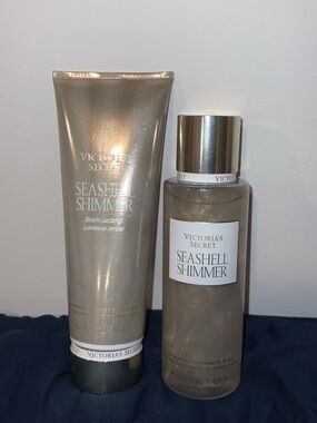 Victoria's Secret Seashell Shimmer set